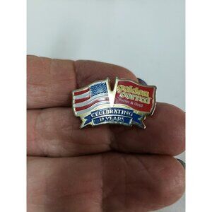 GOLDEN CORRAL BUFFET AND GRILL  Patriotic Celebrating 30 Years Lapel Pin NO BACK